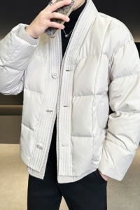 豆腐块格子羽绒服 外穿羽绒衣风民族冬装 米色6016-25118P400图片