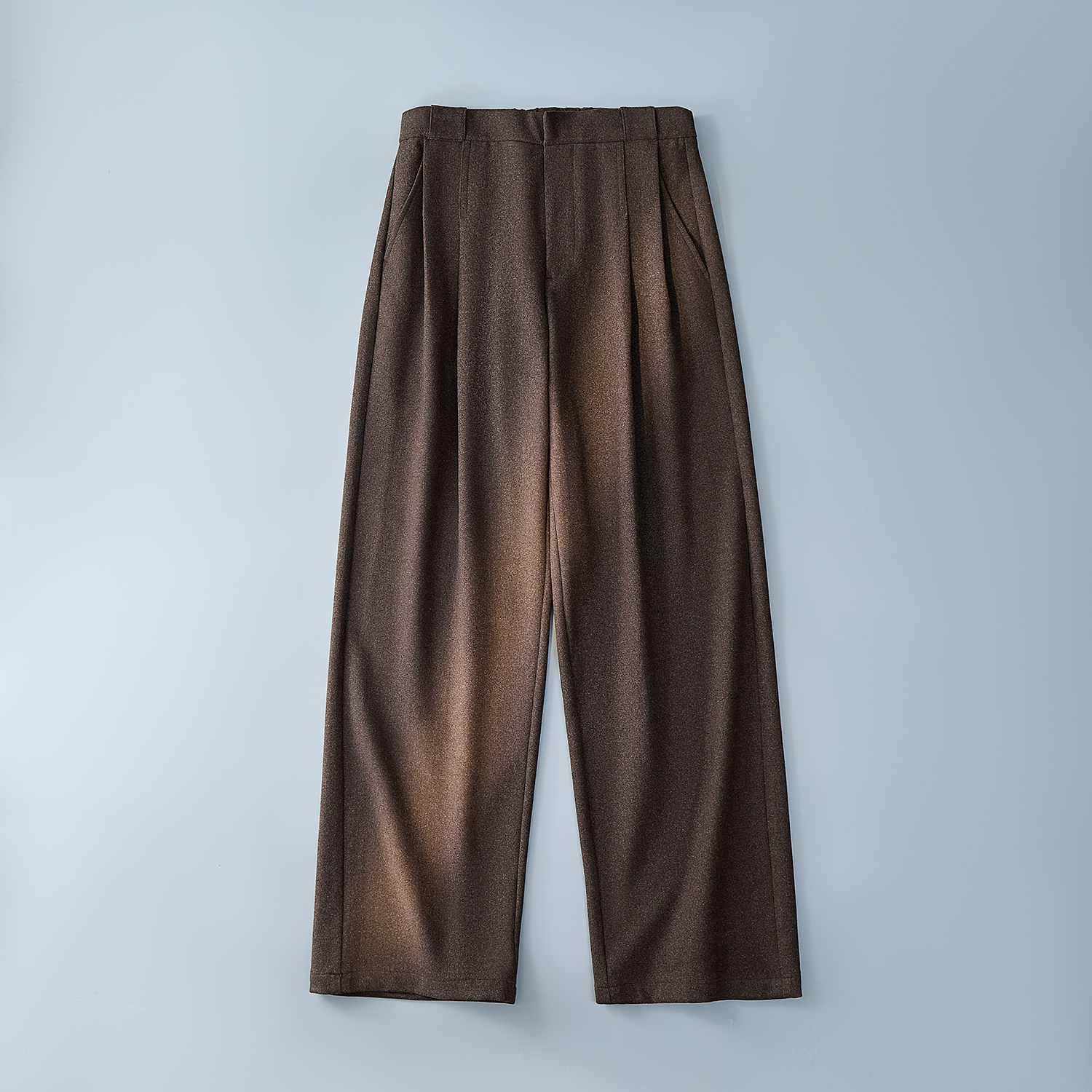 2025新款西裤男士毛呢休闲裤子咖啡色钱塘6016-9335P195，男装西裤，钱塘大厦6016