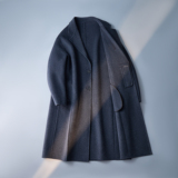 英伦风西装领大衣男羊毛秋冬毛呢外套深灰色6016-5889P355控699，男装西服套装，钱塘大厦6016