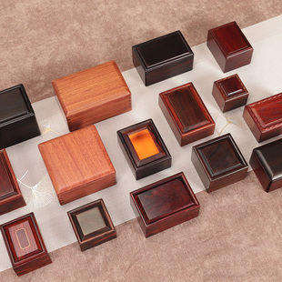 红木文玩首饰盒核雕收藏盒玉器玉石包装盒小木盒实木饰品收纳木盒