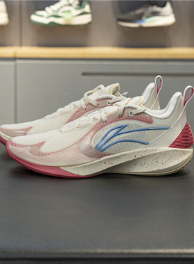 李宁闪凌2v2实战篮球鞋男2025秋季新款缓震透气运动鞋ABPV003