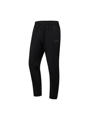 李宁健身系列运动长裤男2026春季新款运动休闲直筒加绒裤AYKW047