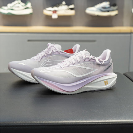 李宁飞电5C跑步女鞋2025冬季新款回弹马拉松回弹竞速跑鞋ARMV002