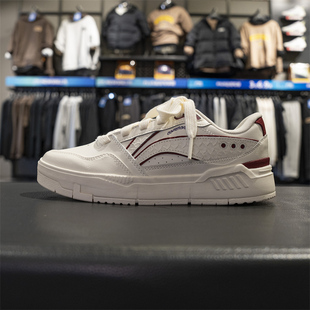 男鞋 AGCV023 女鞋 80S透气运动板鞋 024 2025春新COMMON 李宁休闲鞋