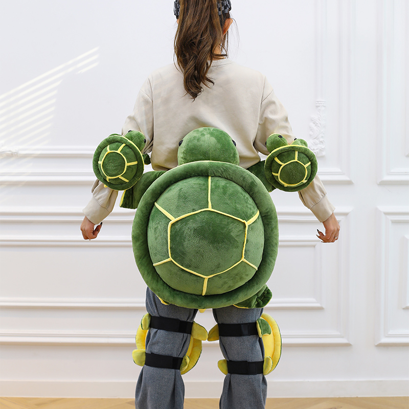 滑雪护具毛绒玩具小乌龟成人儿童
