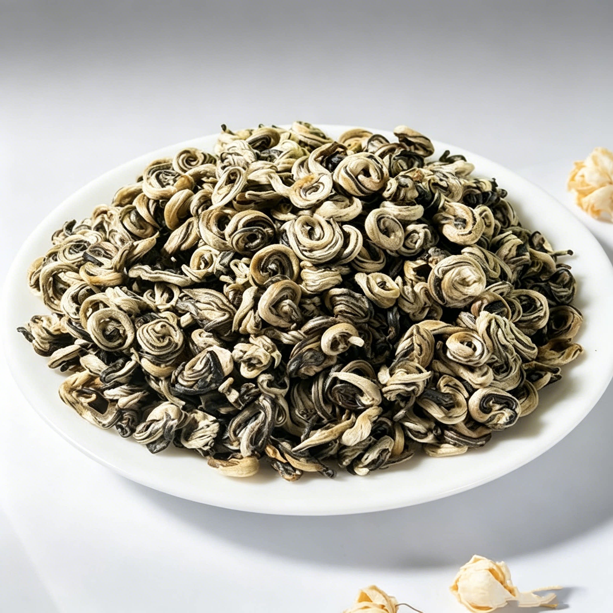 横县茉莉花茶[茉莉玉螺][清香][四窨][云南茶胚]