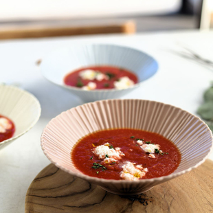 MY家 - 日本 STUDIO M' Ride 褶边风纹斗笠碗/汤碗沙拉面碗