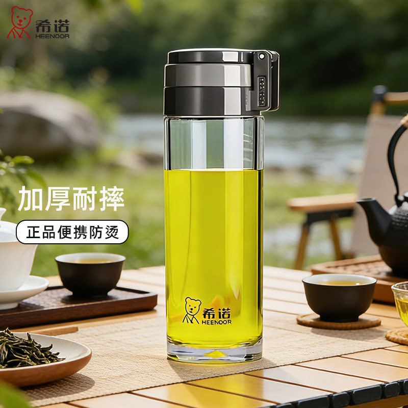 希诺加厚户外耐摔塑料水杯图片