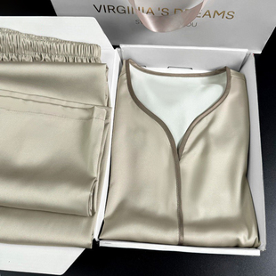 父亲节生日礼物送爸爸的惊喜走心礼盒实用给公公中式禅意冰丝睡衣