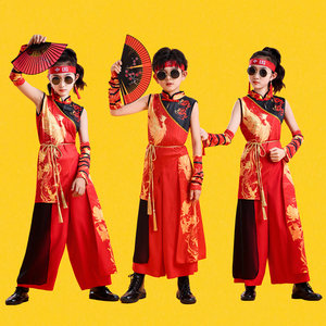 六一儿童演出服中国风走秀