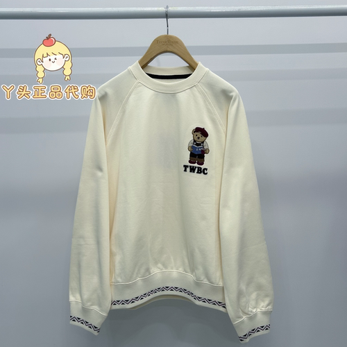 TeenieWeenie小熊正品26年冬卫衣TTMW26B49A2F0B-00 MW26B49A2F0B