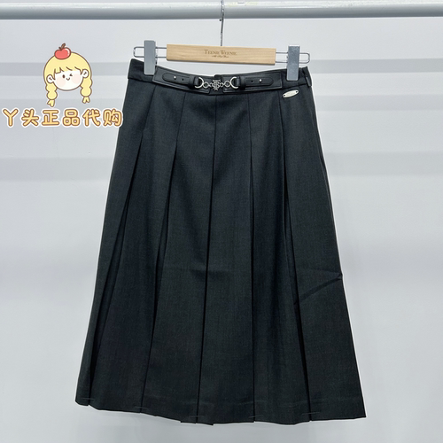 TeenieWeenie小熊女装26冬半身裙TTWH26A49E2L0K-00 WH26A49E2L0K