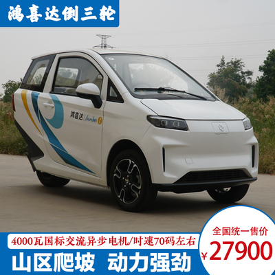 鸿喜达追风豹倒三轮电动车可上牌2024新款接送孩子代步时速70码