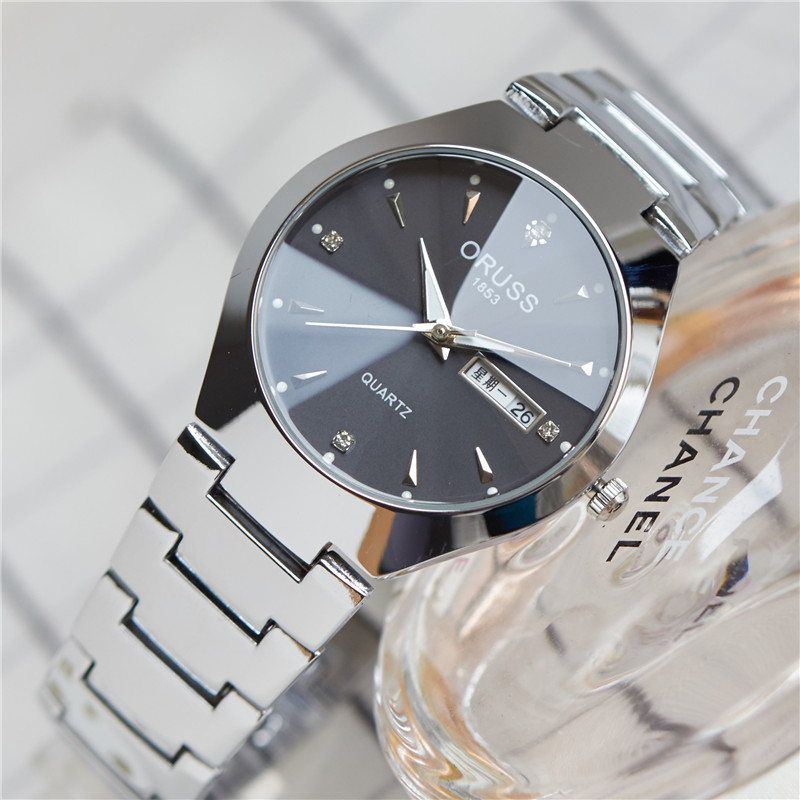 男士石英机械表商务精潮表手表