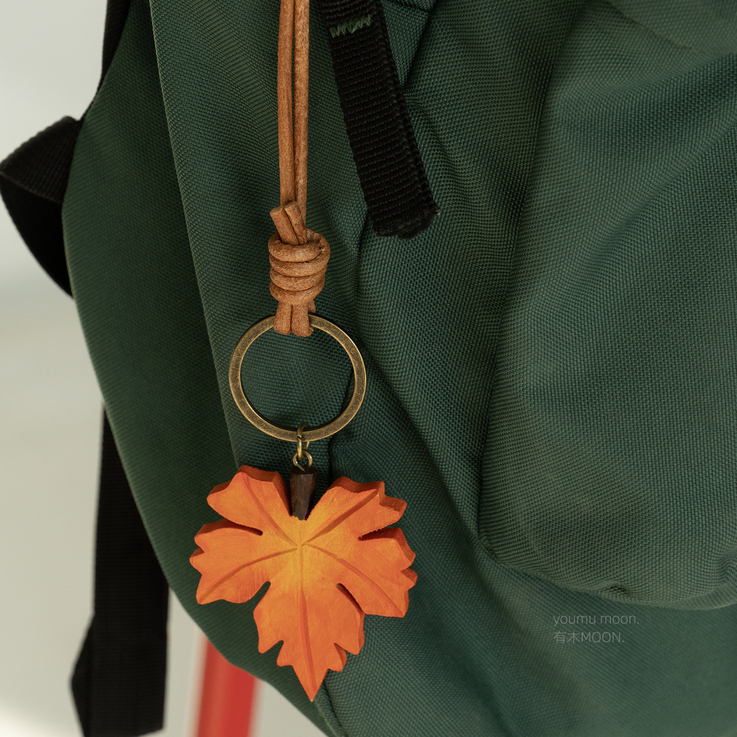 枫叶钥匙扣  木刻木质手工钥匙扣包包挂件高级感复古文艺寓意礼物,节庆用品/礼品,钥匙扣,淘宝优惠券,粉丝福利购,淘宝优惠卷