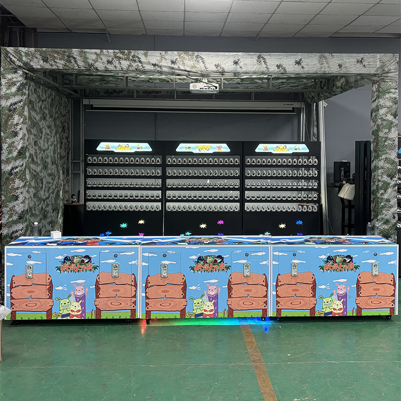 枪林弹雨射击游戏打靶网红户外广场摆摊项目摊位游戏游乐园设备