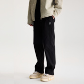 日常百搭男女潮流 宽松休闲直筒三角标冲锋裤 COLDSTONE 街头美式