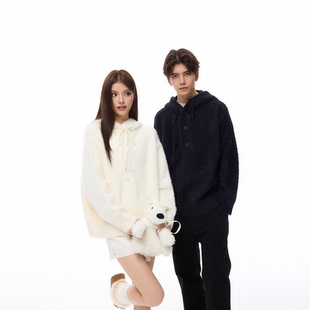 周深同款COLDSTONE连帽套头软糯慵懒毛衣柔软秋冬氛围感松外套