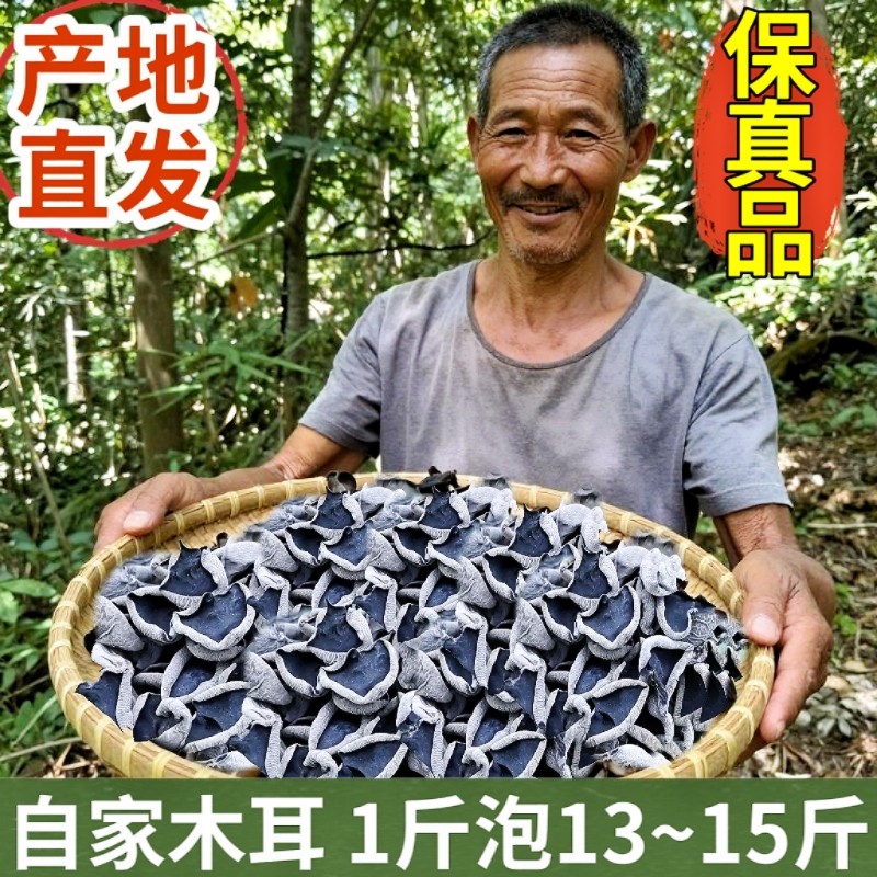 东北黑木耳500g木耳干货黑龙江木耳黑木耳干货大木耳干东北秋木耳