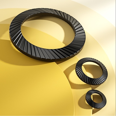 DIN9250 65MN锰钢金属锁紧垫片圆形双面齿垫止退防松防滑自锁垫圈