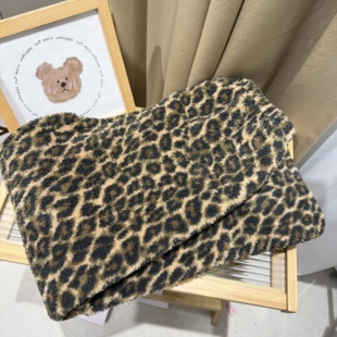 冬季加厚米粒绒宽松家居裤可爱少女可外穿睡裤高腰休闲裤遛弯裤女