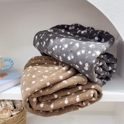 奶泡兔雪粒绒睡裤加厚高腰家居裤