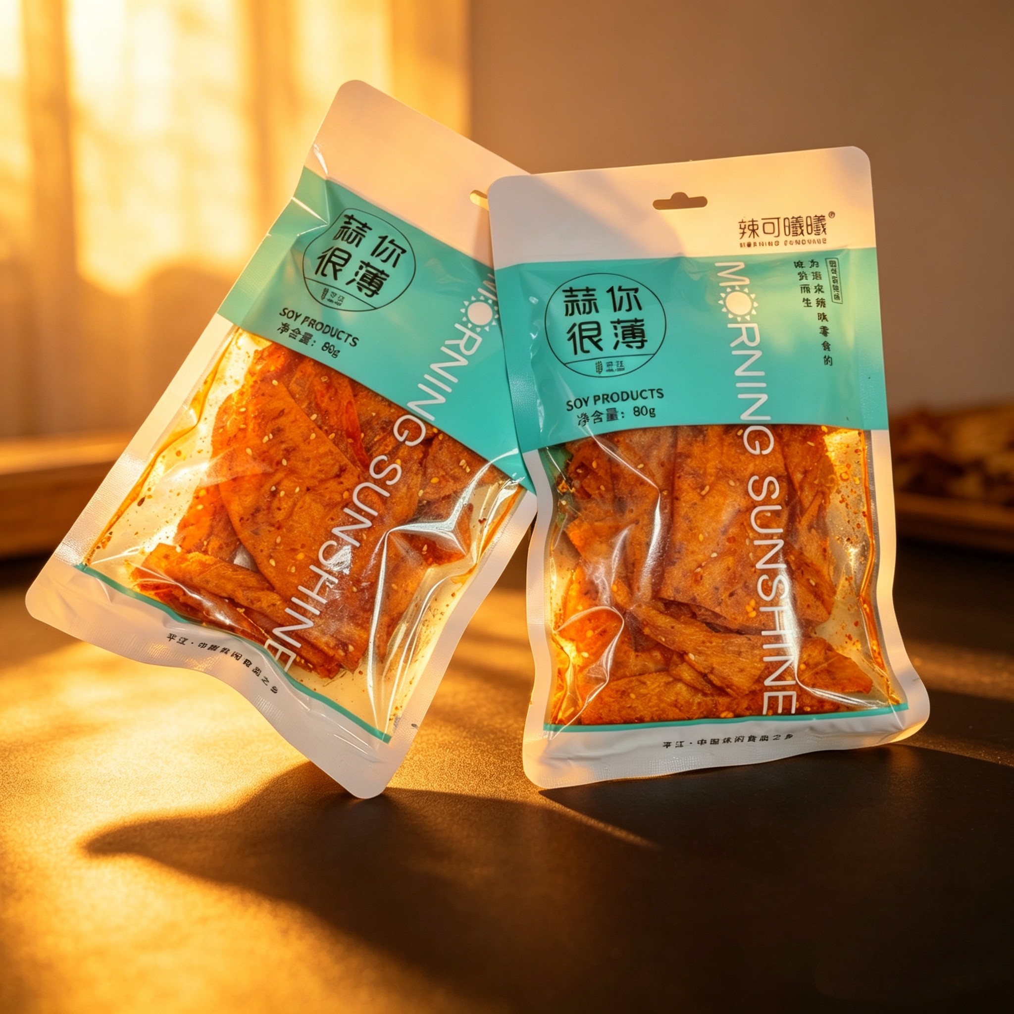 湖南平江特产网红辣皮辣卷蒜你很薄香辣棒脾气儿时辣条抖音同款