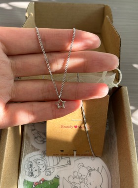 bm项链女镂空星星吊坠锁骨链精致细链国内代购正品brandymelville