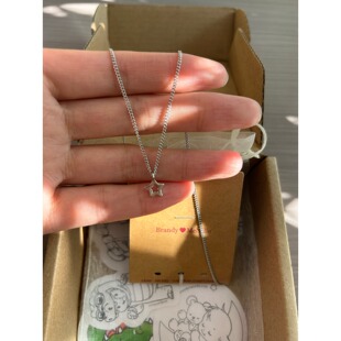 bm项链女镂空星星吊坠锁骨链精致细链国内代购正品brandymelville