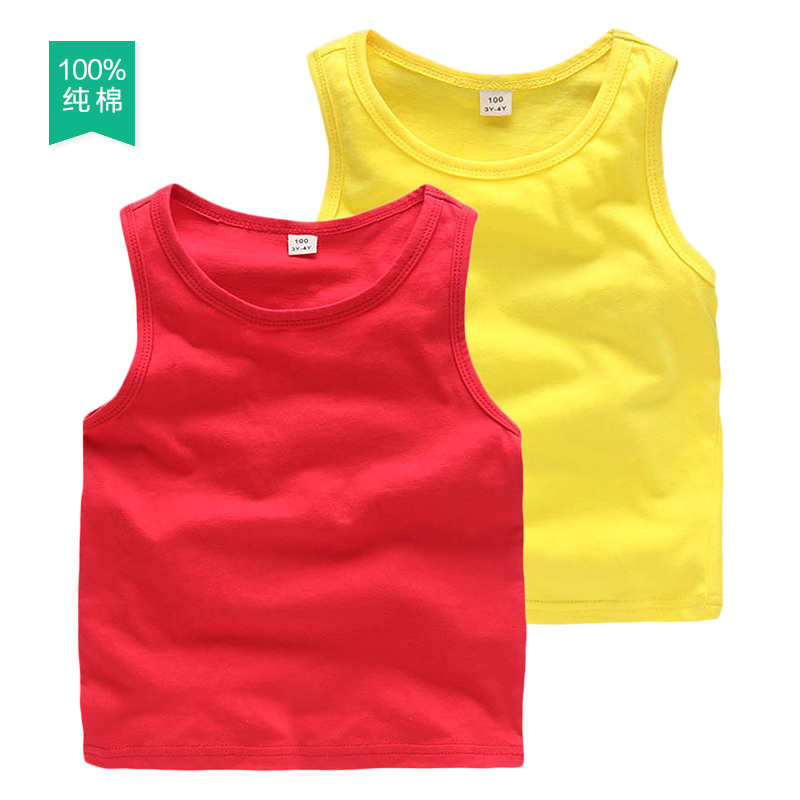 男童女童纯棉背心打底衫
