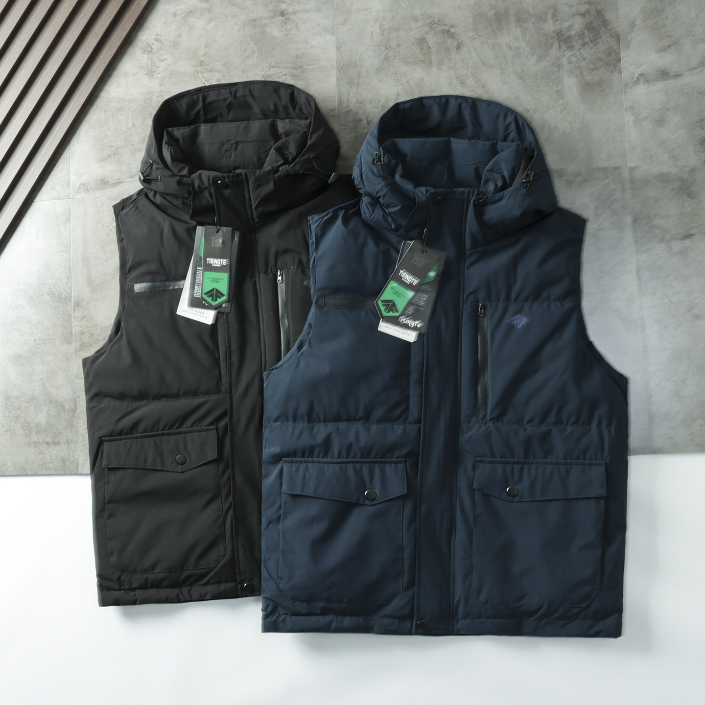 重磅牛货 ！厚实保暖 ！外贸尾货冬季男休闲防风防泼水背心棉马甲,男装,常规马甲,淘宝优惠券,粉丝福利购,淘宝优惠卷