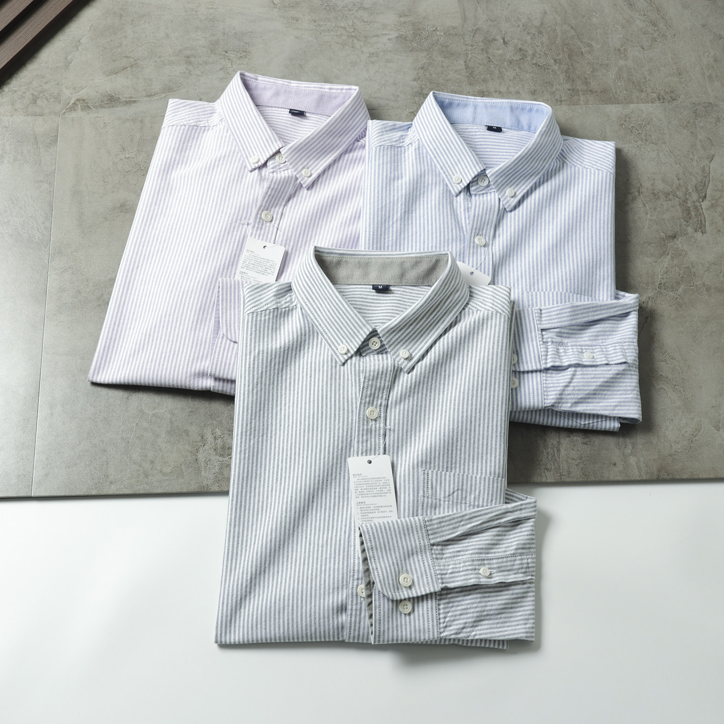 日系复古 ！高品质全棉牛津纺 ！春秋男士通勤长袖条纹衬衫衬衣潮,男装,衬衫,淘宝优惠券,粉丝福利购,淘宝优惠卷