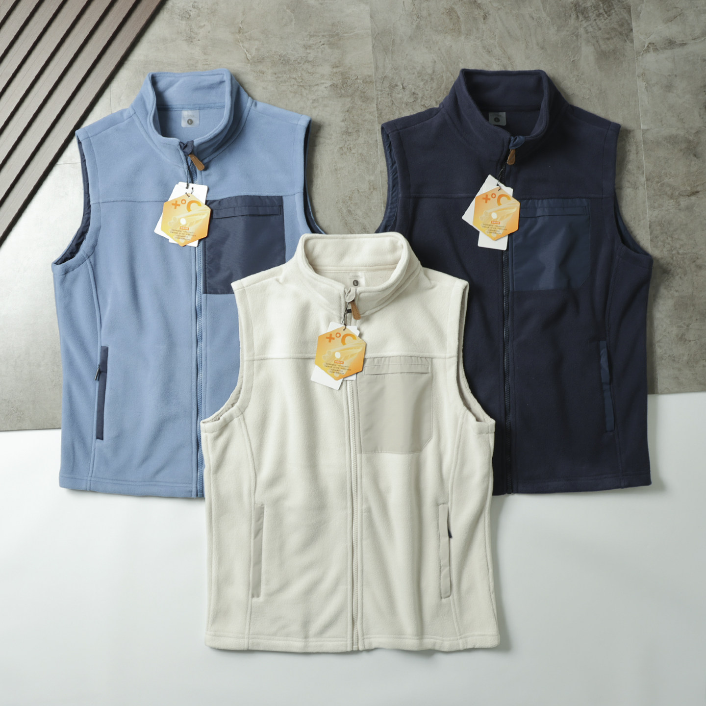 双面绒 ！保暖又百搭 ！秋冬新款男士时尚立领潮背心户外马甲,男装,常规马甲,淘宝优惠券,粉丝福利购,淘宝优惠卷