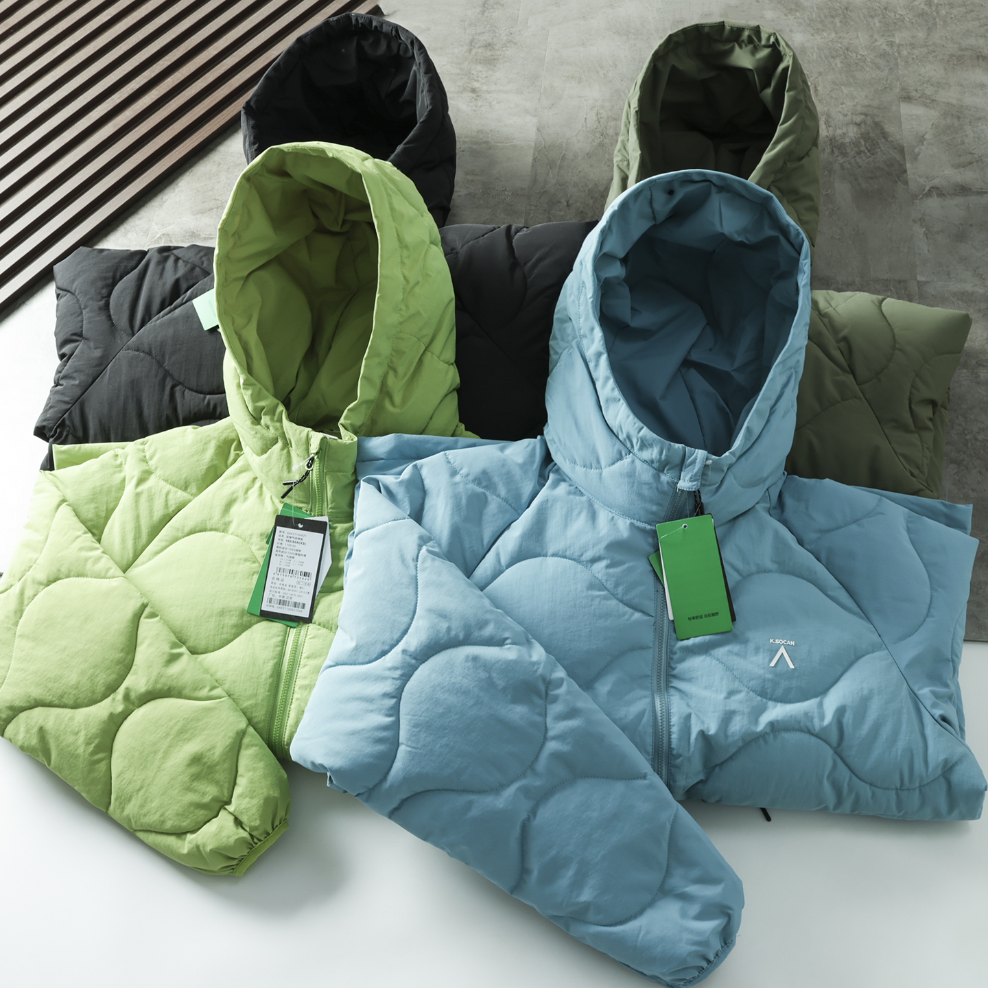 加厚冬情侣机能气绒服棉衣棉服