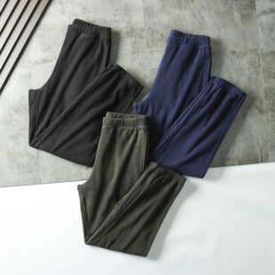 男女同款 长裤 秋冬新款 抽绳休闲裤 摇粒绒松紧束脚裤 清仓福利