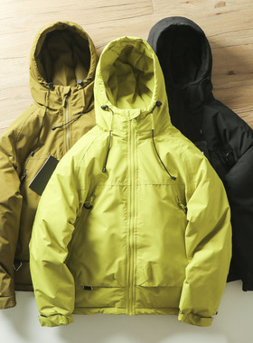 媲美茑AT0M 轻量户外石墨烯发热加厚羽绒棉 冬季男士棉衣夹克外套