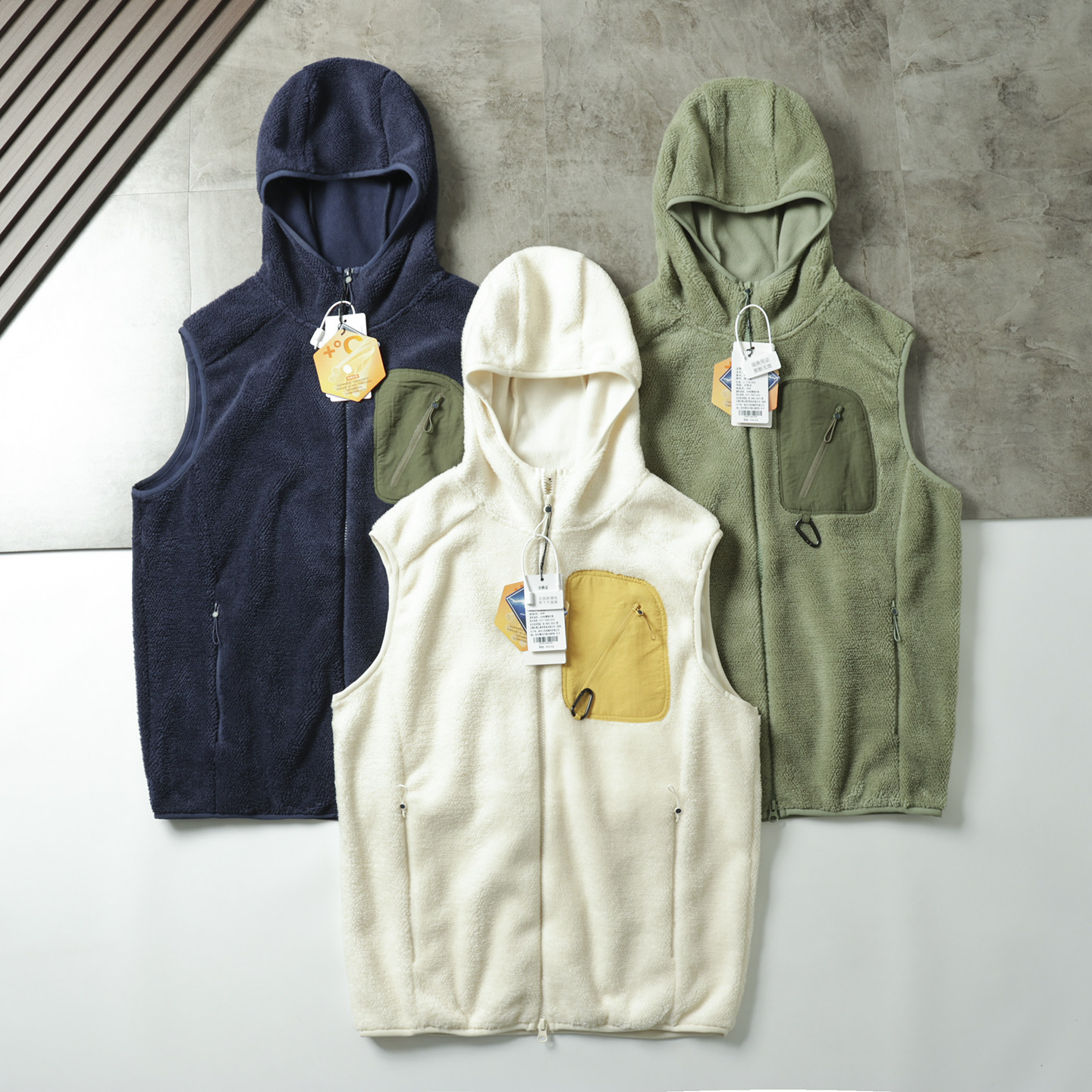 毛巾绒+摇粒绒  户外大牛货 秋冬男士双面抓绒保暖连帽马甲潮背心,男装,夹克,淘宝优惠券,粉丝福利购,淘宝优惠卷
