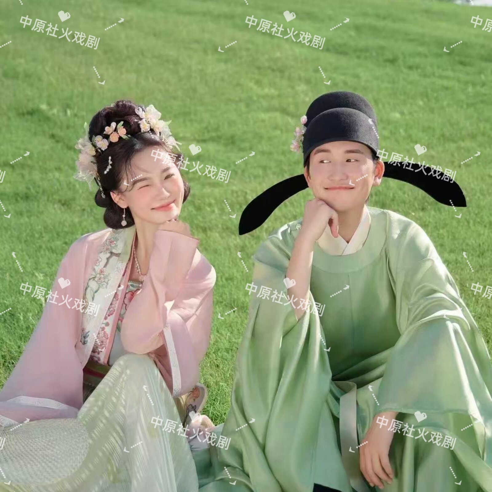 唐宋李白帽子幞头古风汉服帽子男女黑色官帽婚纱摄影拍照头饰