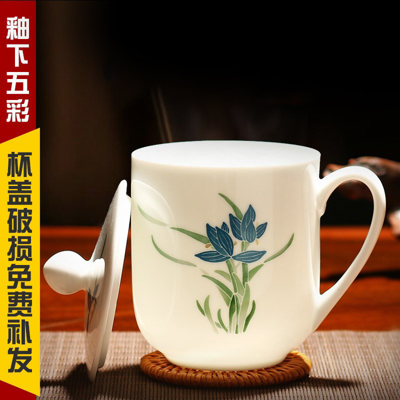 新世纪+中式风格+釉下彩+高白瓷