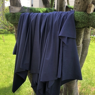 面料布料摄影视背景婚礼庆桌布台生日幼儿园毕业设计布展画藏蓝