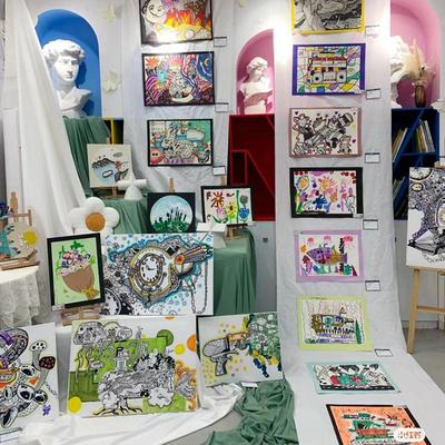 画展布展艺术品摄影台布毕业生日