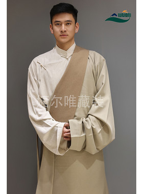 新款藏族服装男士藏式藏装外套藏族演出藏服藏衣外套传统贵族服