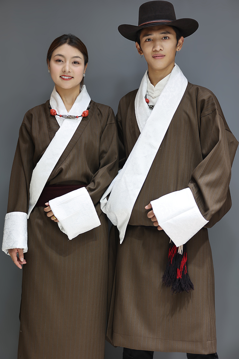 新款藏服情侣藏装女藏袍男装婚礼装夏季结婚照服装不丹服西藏服袍