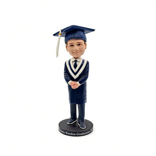 毕业摇头公仔定制 Custom Graduation Bobblehead 学士服人偶礼物
