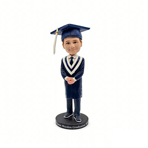毕业摇头公仔定制 Custom Graduation Bobblehead 学士服人偶礼物
