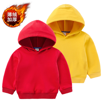 男童2女童3春秋4蓝黄红黑色5加厚外套6宝宝7儿童8岁9连帽开衫卫衣