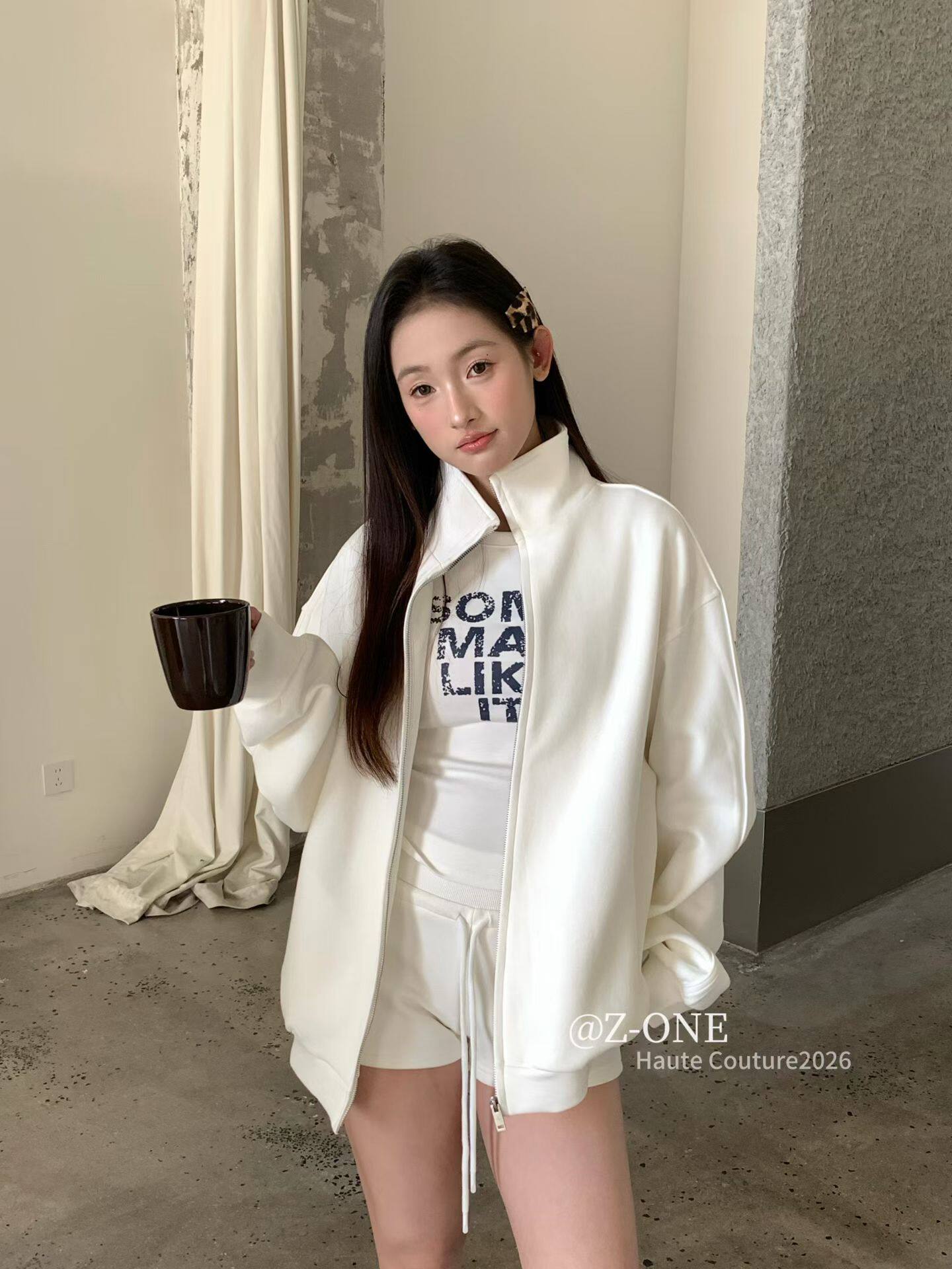 Z-one运动短裤女2026新款爆款夏显瘦小个子低腰美式辣妹热裤抽绳