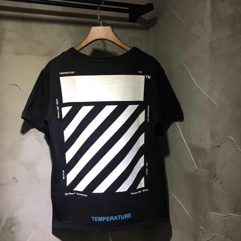 2018SS³±ÅÆow»ù´¡¿îTÐôoff white°ßÂíÏßÌõÎÆ¶ÌÐäÇéÂÂ×°ÄÐŮͬ¿îÏÄ