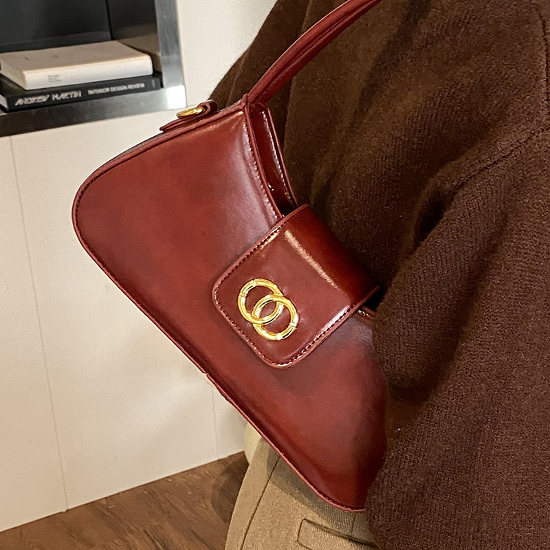 小众高级质感通勤饺子包女包2025新款百搭腋下包单肩手提小方包,箱包皮具/热销女包/男包,小方包,淘宝优惠券,粉丝福利购,淘宝优惠卷