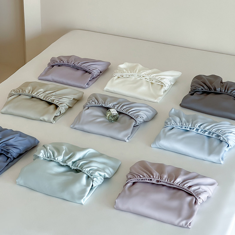 60支莱赛尔兰精天丝床笠单件夏季凉感冰丝床垫保护套床罩四季通用